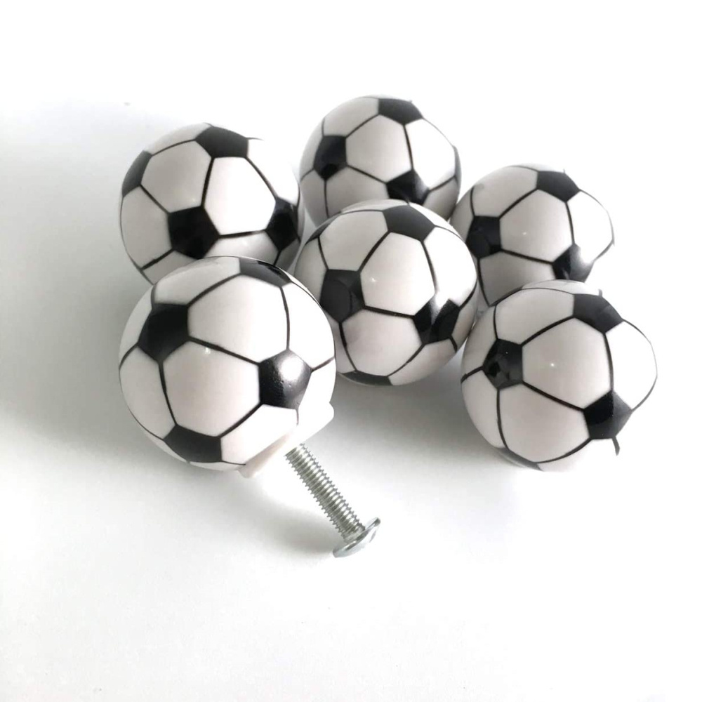 Home Bedroom Decor Basketball Cabinet Drawer Door Knobs Handles Child Dresser Drawer Pulls Desk Handles JK