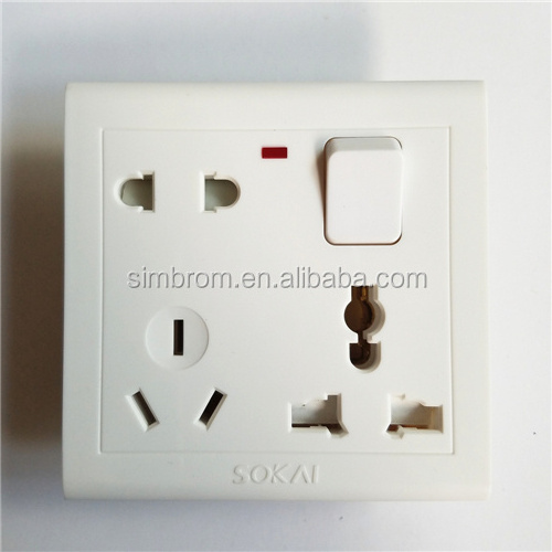 Electric switch socket bangladesh MA switch socket wall sockets and switches universal JK