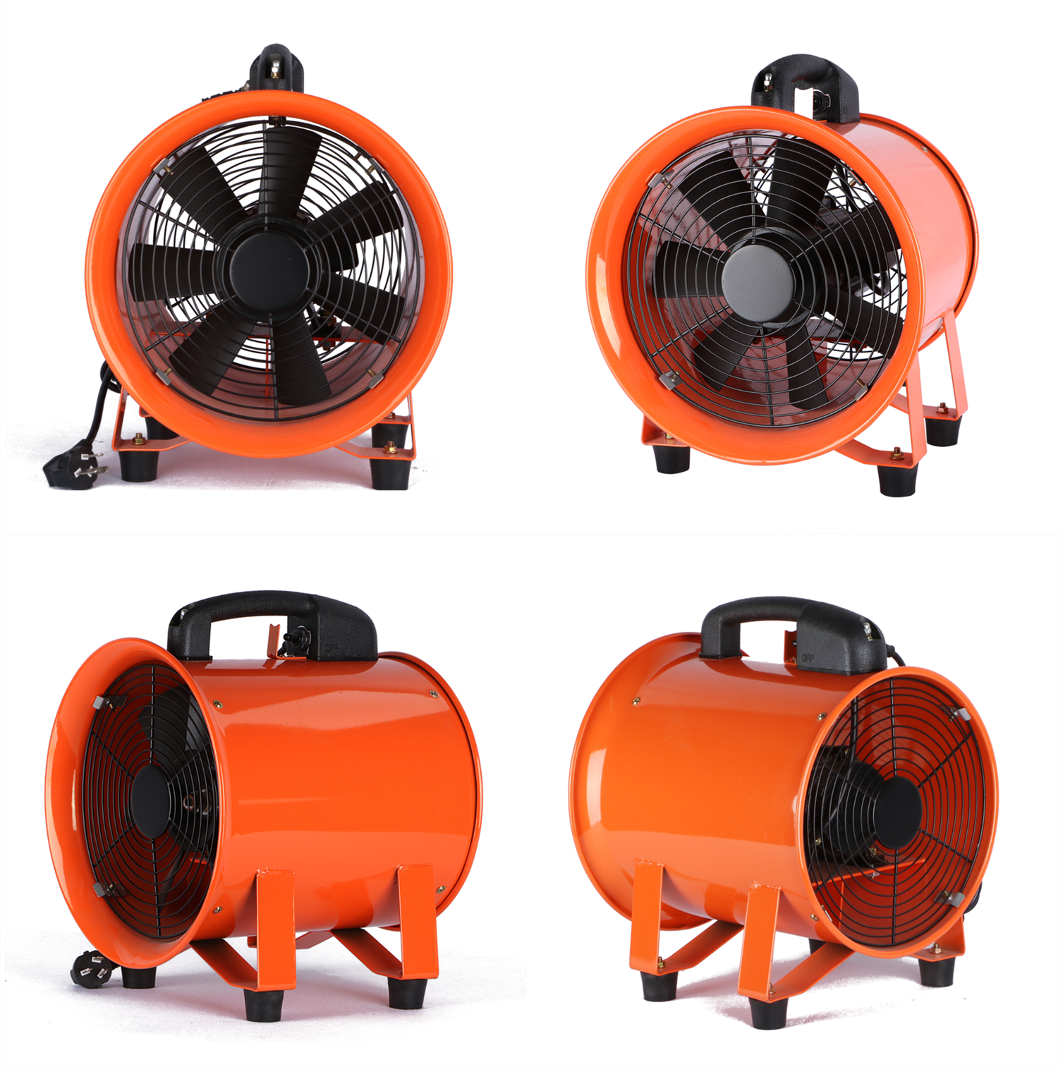 Portable axial flow fan exhaust fan industrial heat dissipation blower portable mobile