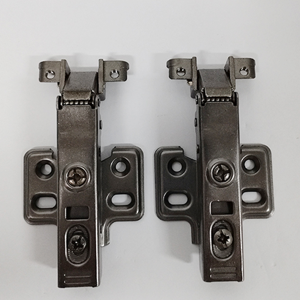 Black Half  Soft Close Concealed Cabinet Hinges Clip on Plate Quick Detach Furniture European Hinges