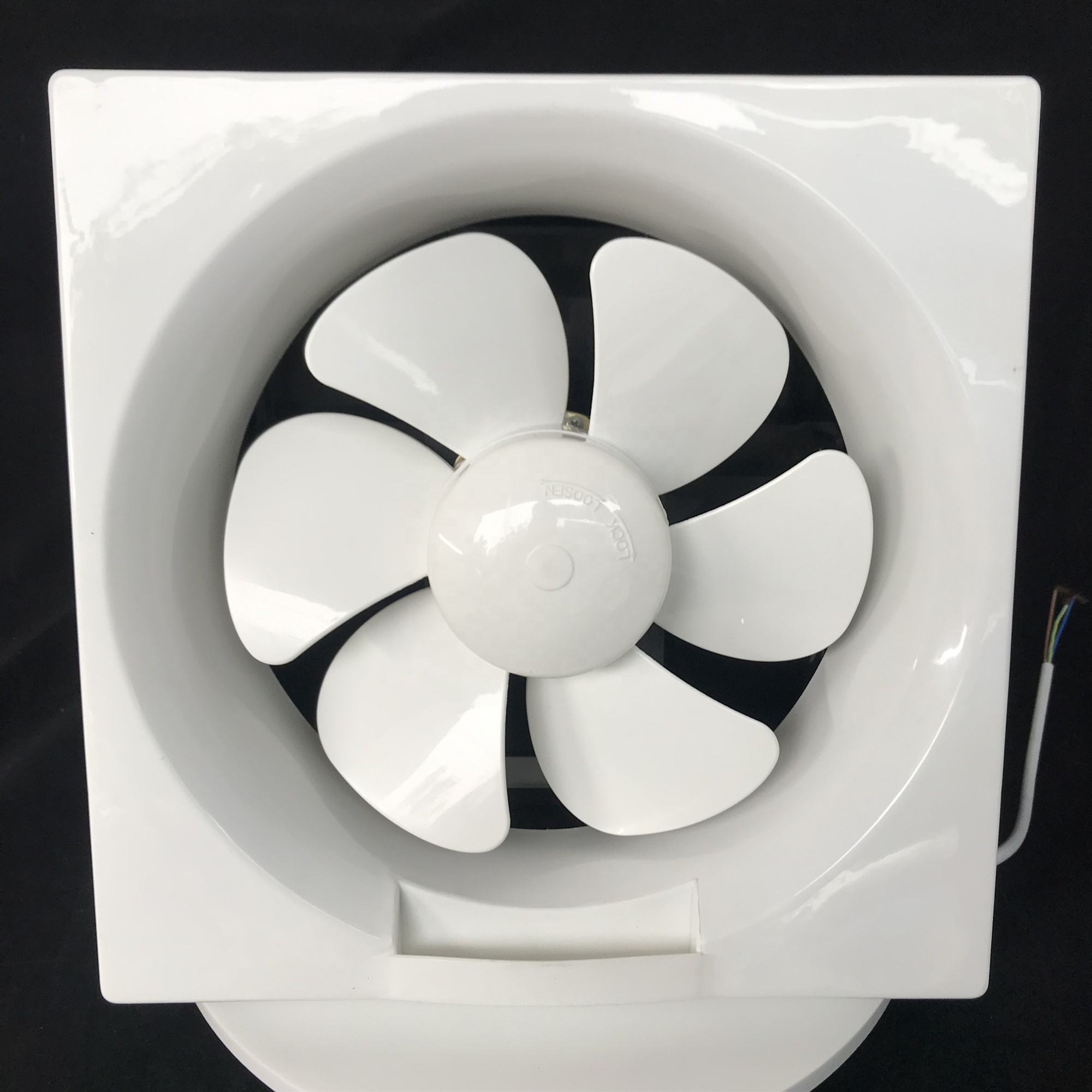 Ventilation Fan, White Square Ceiling or Wall-Mount Exhaust Fan