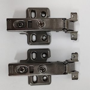 Black Half  Soft Close Concealed Cabinet Hinges Clip on Plate Quick Detach Furniture European Hinges