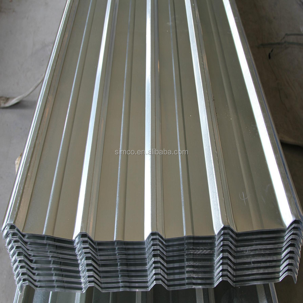 0.18mm calaminas galvanizadas corrugada/Chapa de hierro galvanizado ondulado