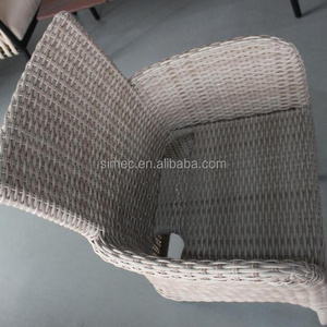 aluminum frame PE rattan wicker outdoor leisure chair