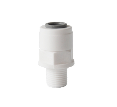 RO water purifier plastic water straight male thread union quick fitting connector