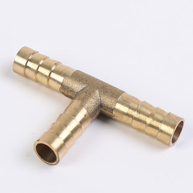 Brass Pipe Fitting,2 3 4 Way Water Pipe Connector,4/5/6/8/10/12/16/19 mm Hose Copper Pagoda Water Tube Fittings for Plumbing.