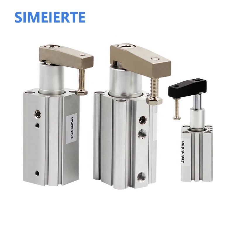 SIMEIERTE single acting Swings Back 90 Degrees Angle Cylinder Clamping Bore 32mm 40mm Pneumatic Air Cylinders