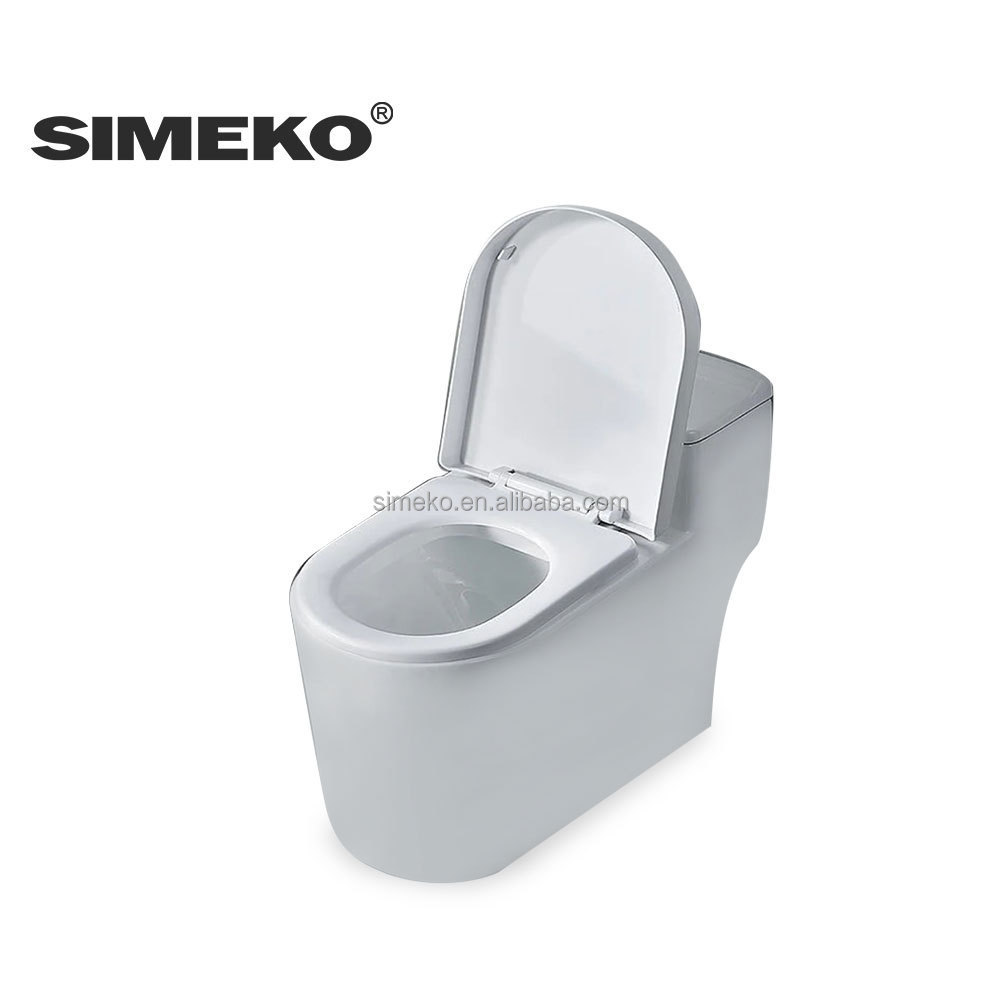 SK-T01 Bathroom Toilet One Piece Sanitary Ware Gravity Flushing Washdown Commode WC Bowl Water Closet Ceramic