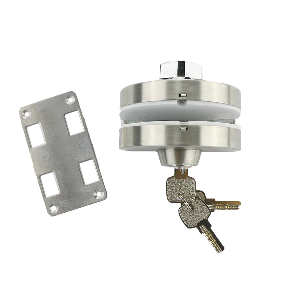 Wholesale High Quality Convient And Quick To Install No Need To Drill Glass Door Lock Without Drilling for Glass Door