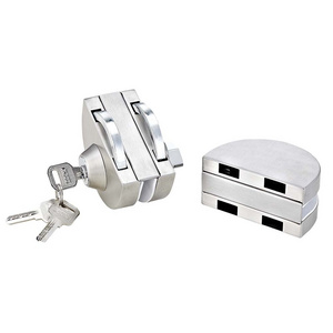 Wholesale High Quality Convient And Quick To Install No Need To Drill Glass Door Lock Without Drilling for Glass Door