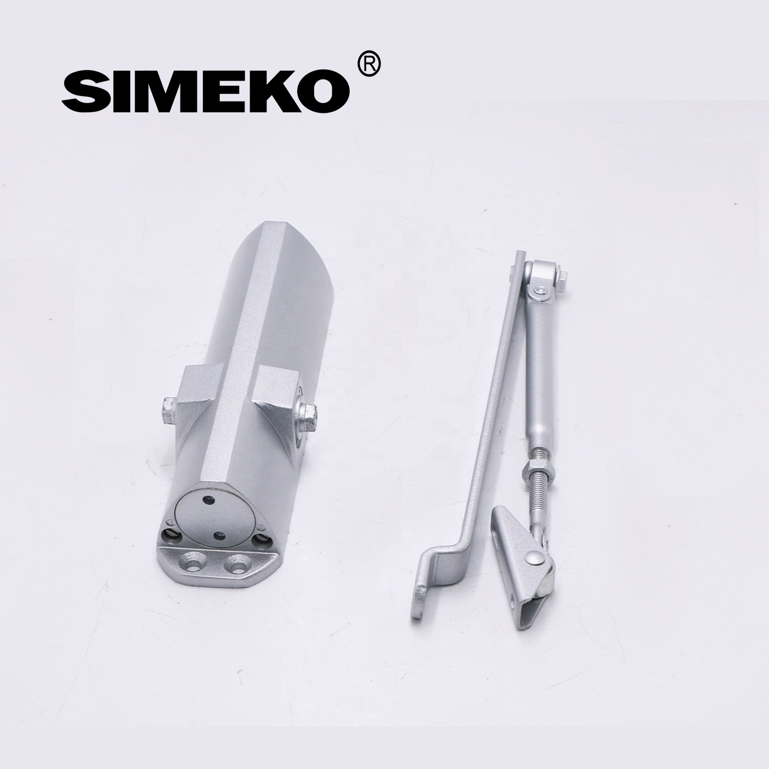 SK-081B Hydraulic automatic 40-65kg Door Closer with Sliding Arm / aluminium alloy body / Removable  Cover / Square model