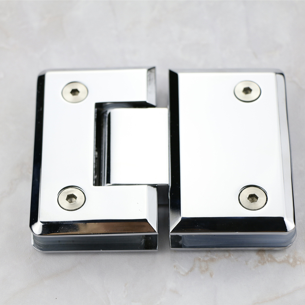 Factory Supplying Wall Mounted Connect Glass to Glass Satin OEM Steel Stainless Shower hinge Clamp