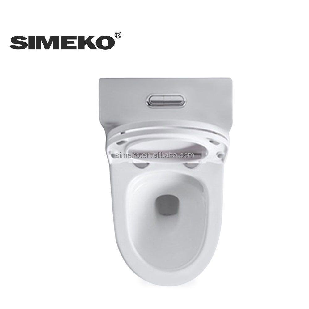 SK-T01 Bathroom Toilet One Piece Sanitary Ware Gravity Flushing Washdown Commode WC Bowl Water Closet Ceramic