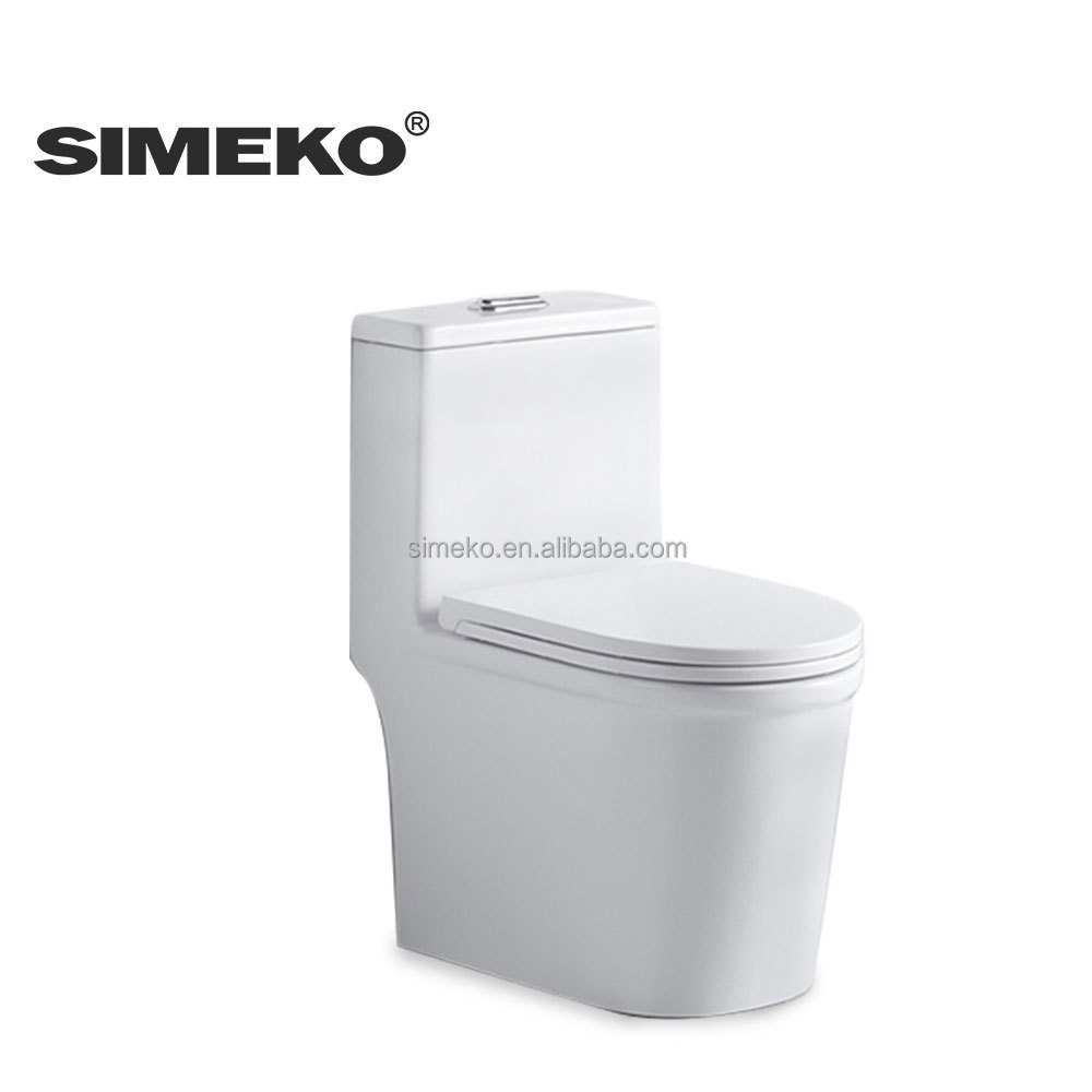 SK-T01 Bathroom Toilet One Piece Sanitary Ware Gravity Flushing Washdown Commode WC Bowl Water Closet Ceramic