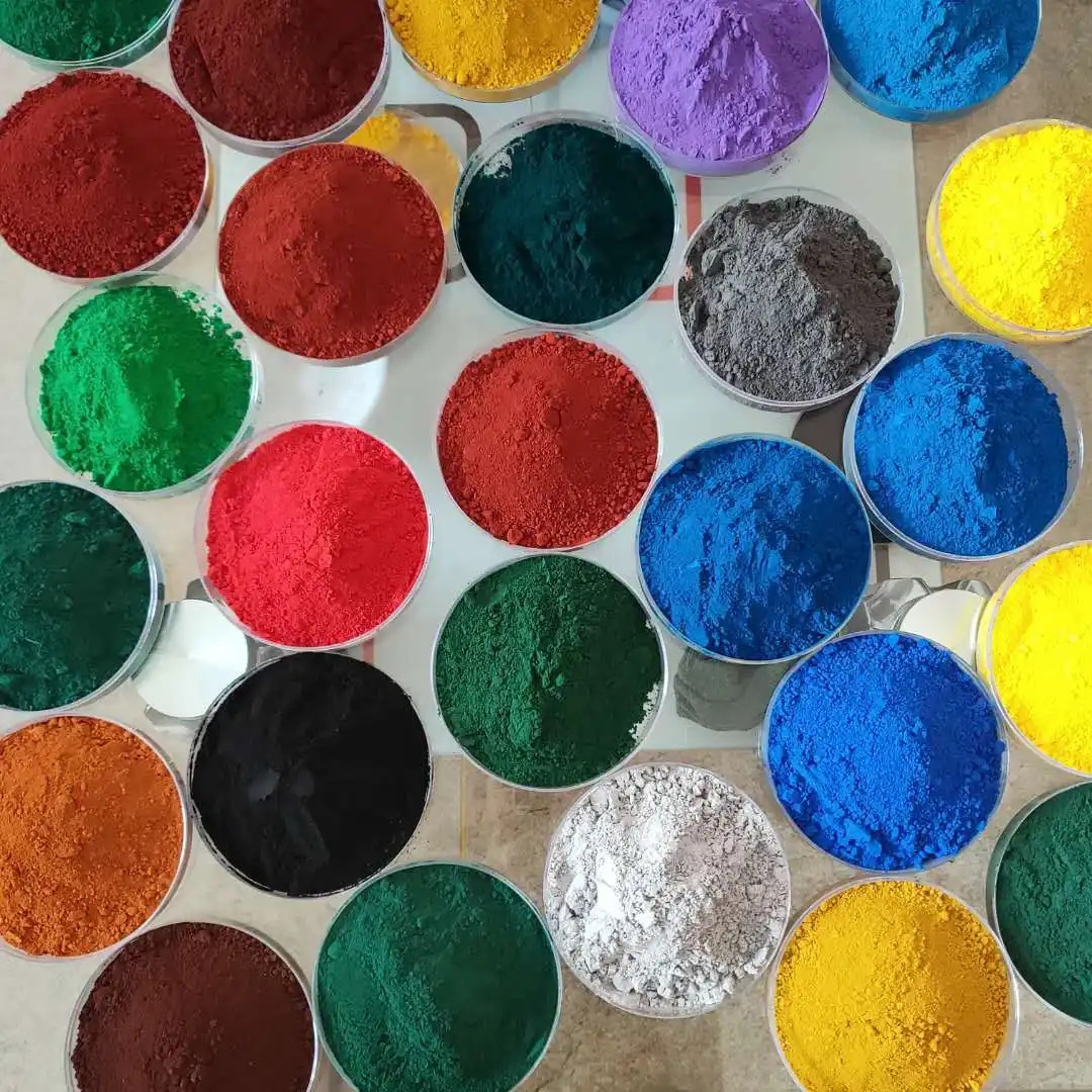 Factory wholesale Iron Oxide Red / Black / Yellow Pigment Ferric Oxide Pigment Powder customizable