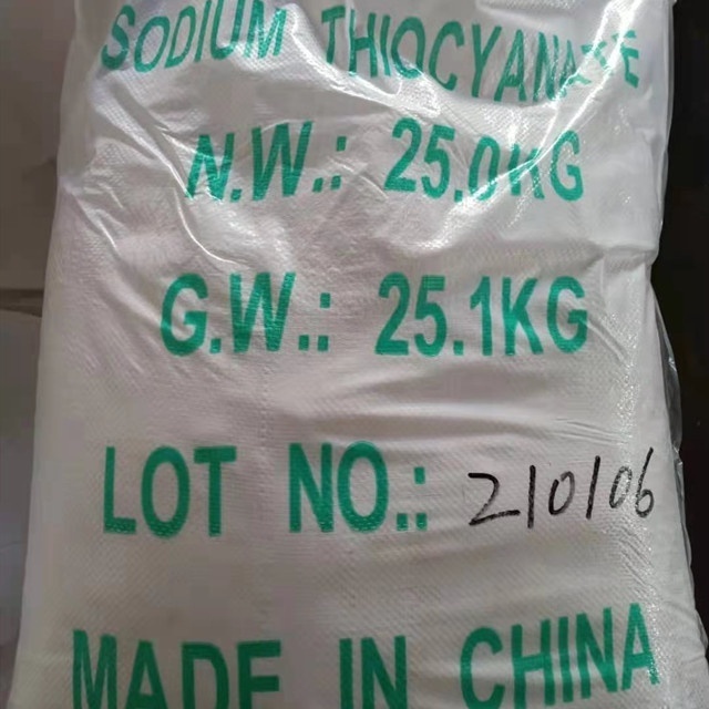 China hot sale Sodium Thiocyanate NaCN powder solid Sodium sulfocyanate