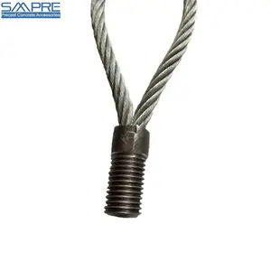 Stainless Steel Thread Wire Lifting Loops For Construction Elements