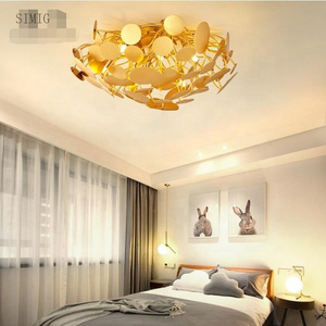 Simig lighting New arravial modern art decorative brass color ceiling lamp for living room bedroom