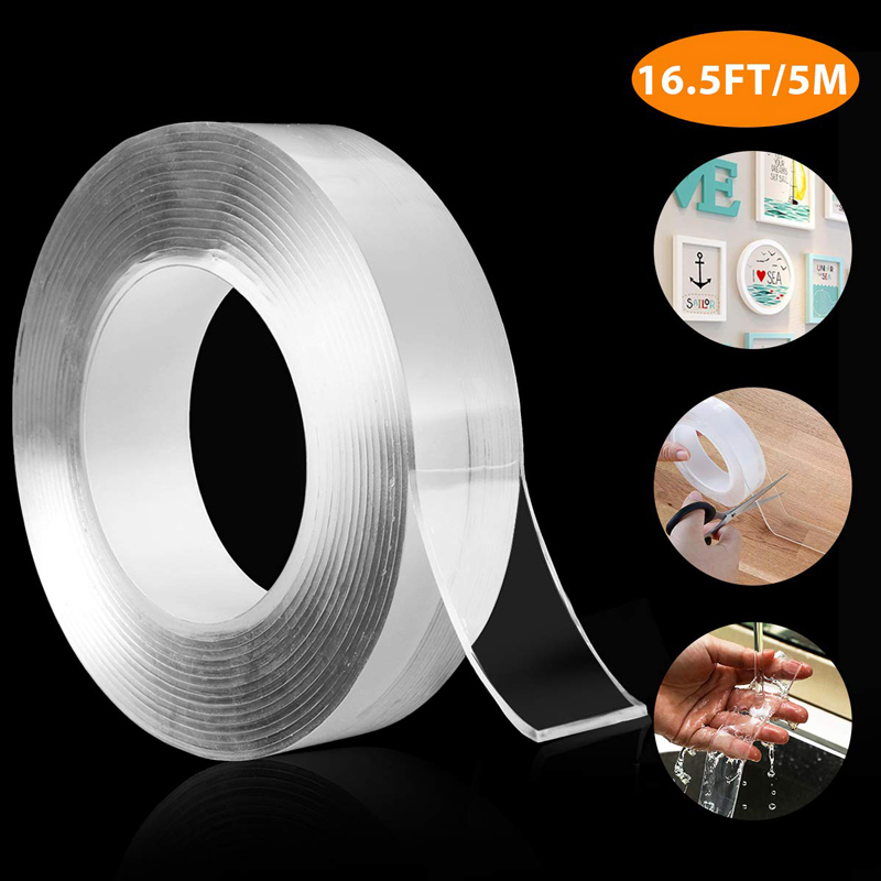 hot double sided nano adhesive traceless grip tape for wall mounting