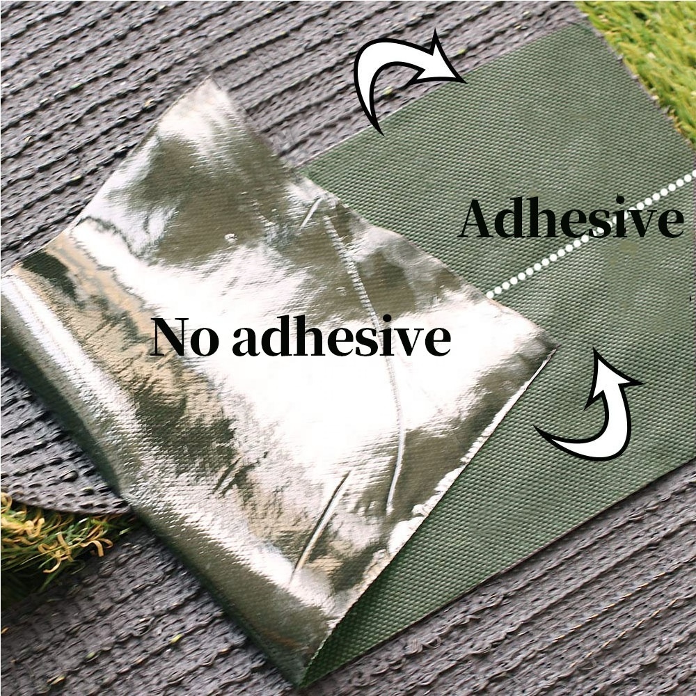 Free samples outdoor self adhesive fabric artificial grass tape