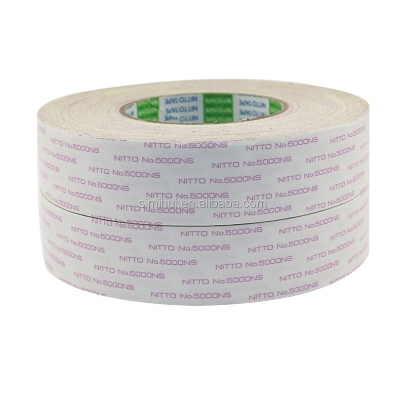 5000NS high temperature resistant acrylic adhesive flexible non-woven fabric tissue tape for bonding of metal plates and foam