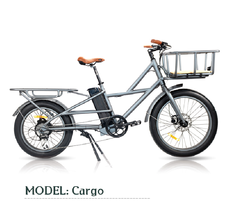 2019 New design 24'' electric delivery bike 2 wheel cargo bikedelivery bicycle for sale