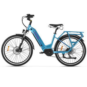 Large frame Women's City ebike 2023 cheap mid motor electric bike for city commuters