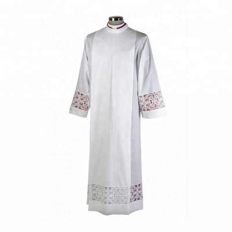 oem produce church white clergy surplice