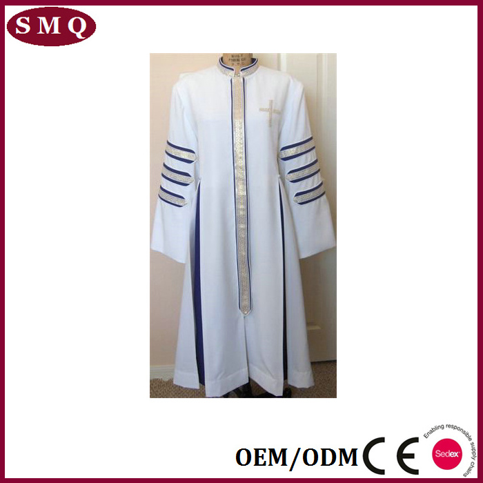 doctoral clergy robes with open sleeves