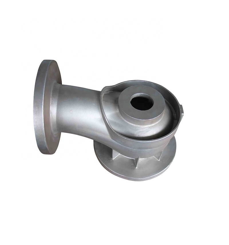 Stainless steel 304/316  three way flanged investment casting ball valve parts