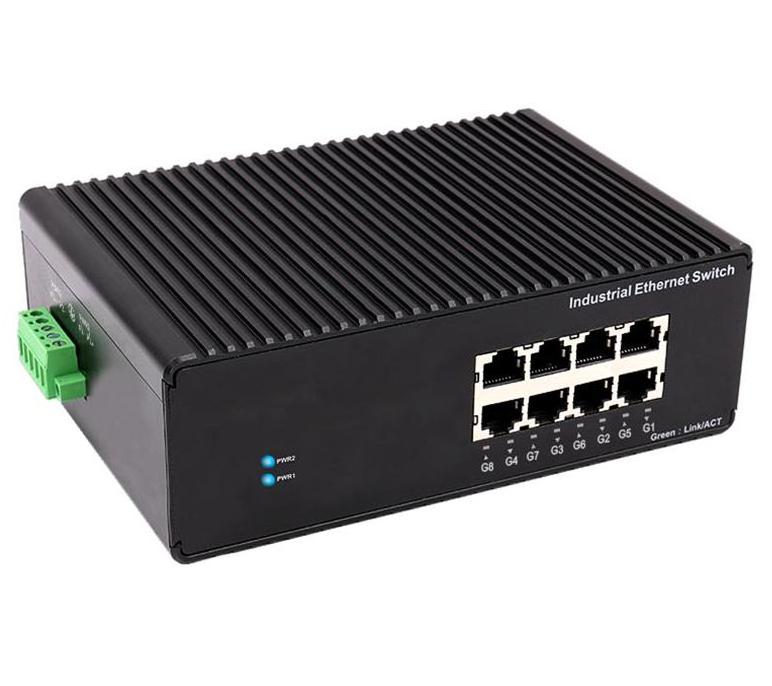 Industrial 30w Poe Injector Poe Function Poe Extender Ieee802 Ethernet Switch For Barrier Gate Ip Camera 8 Port Switches