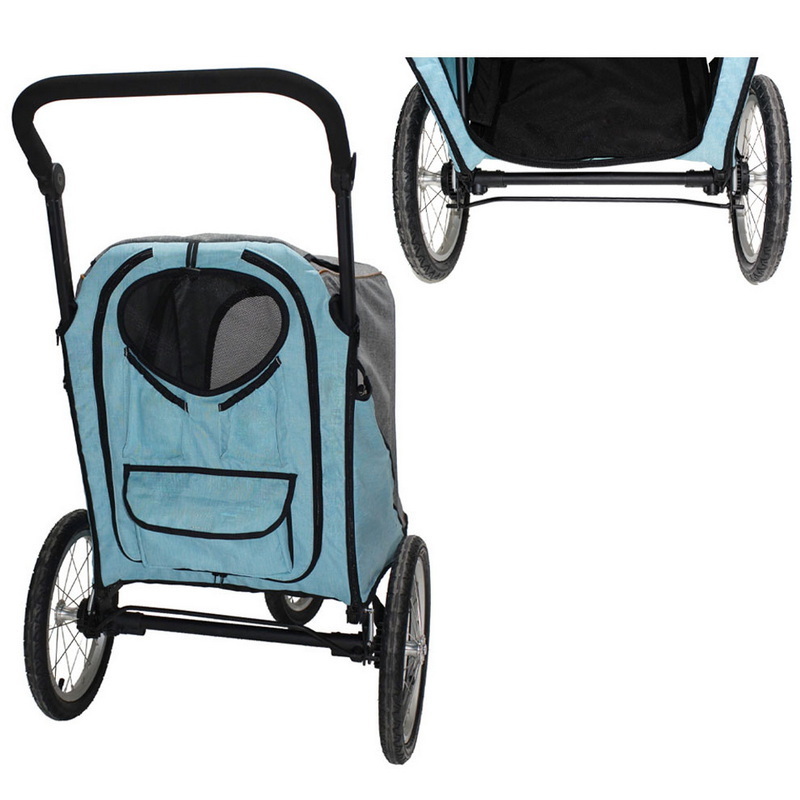 3 Wheels Luxury Pet Stroller for Large Dogs