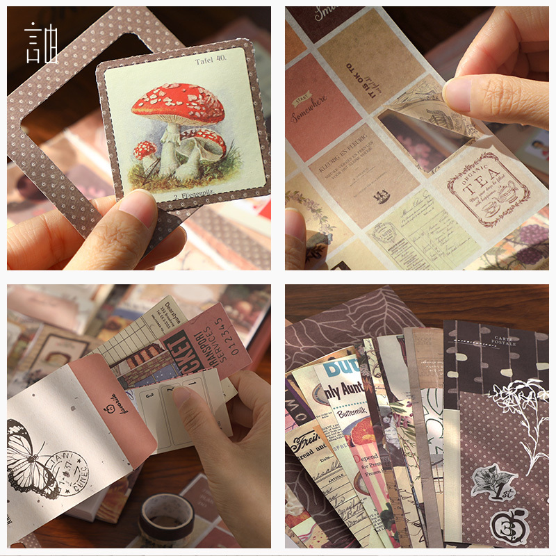 155 PCS Simno Vintage journal Scrapbook Kit retro notebook gift set Journaling Scrapbooking set