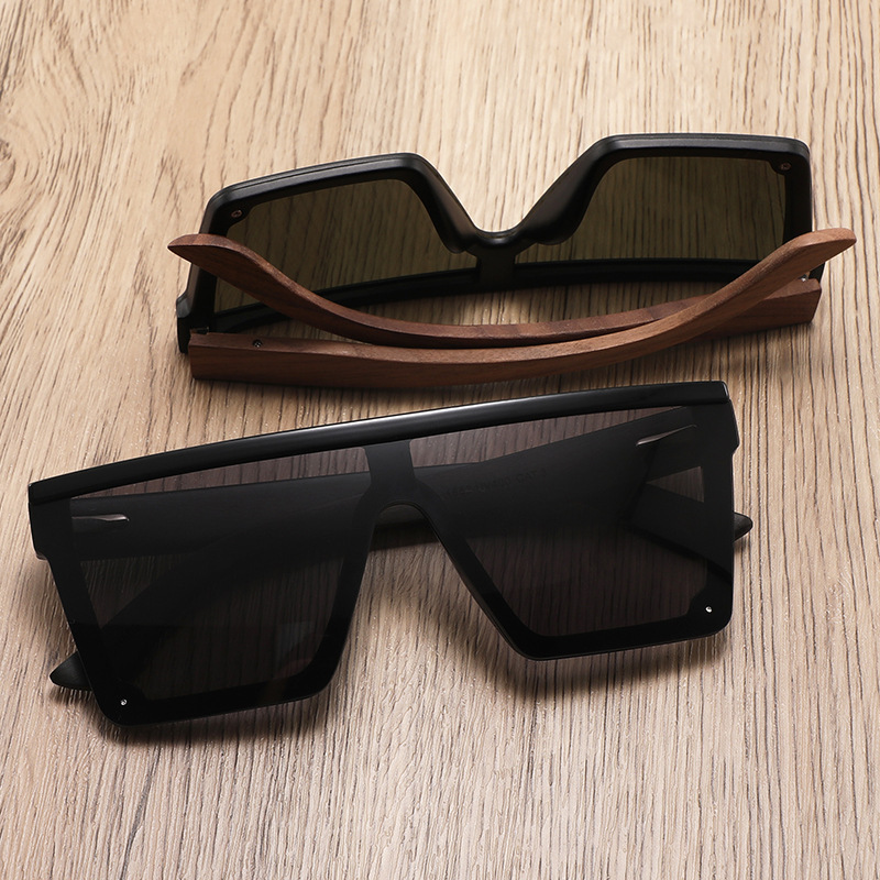 wholesale eyewear classic Hand polished unisex sunglasses 2023 new arrival wood sunglasses luxury