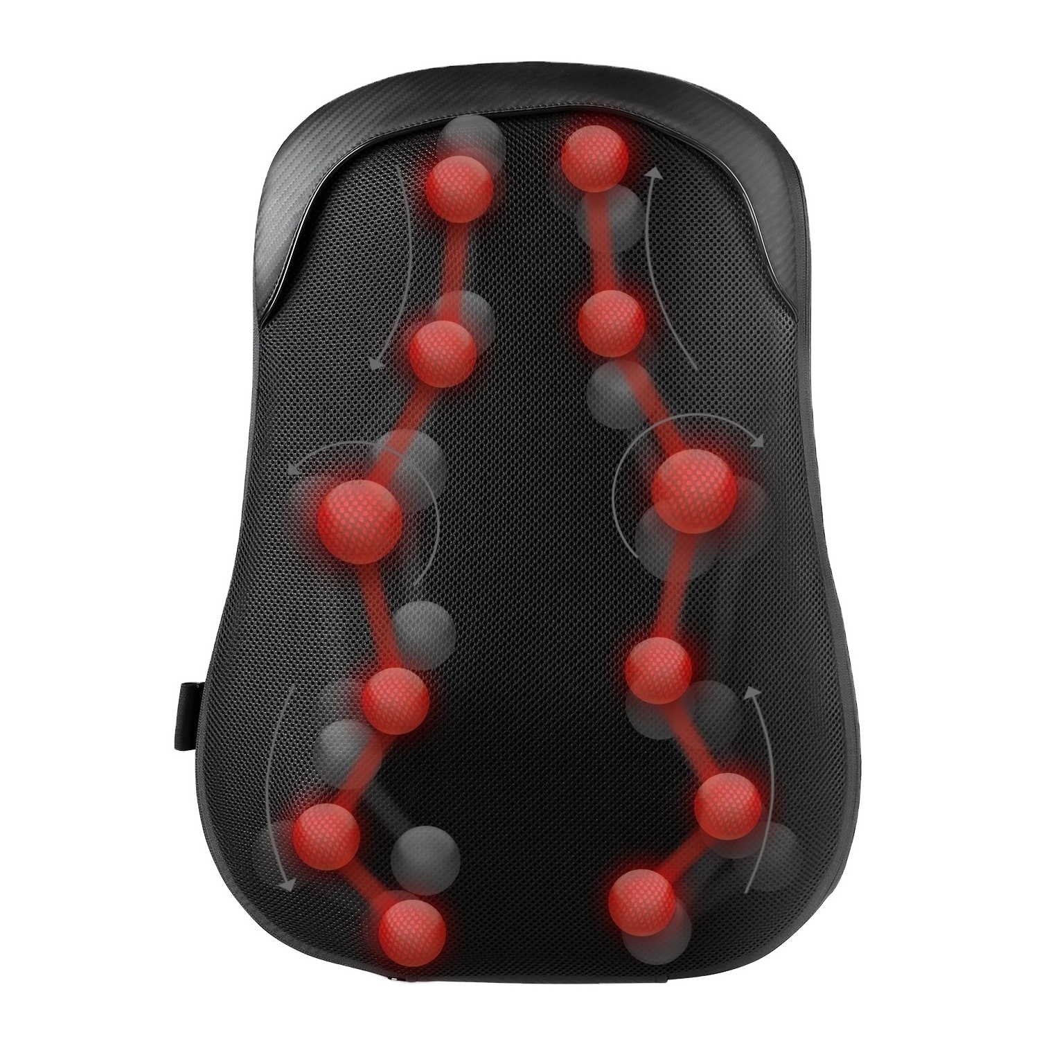 Multi function car seat back massage heat seat cushion back massage chair  vibration back cushion