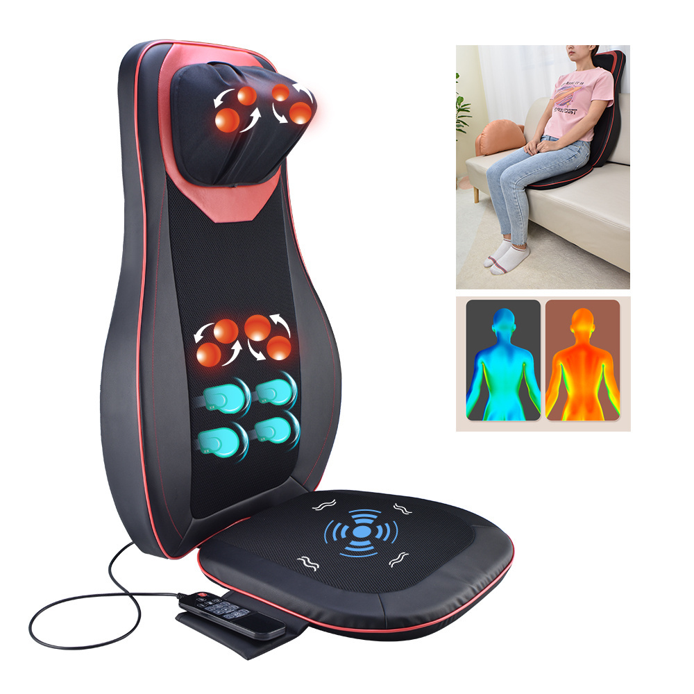 Factory new products portable car seat massaging back massage mat massage cushion