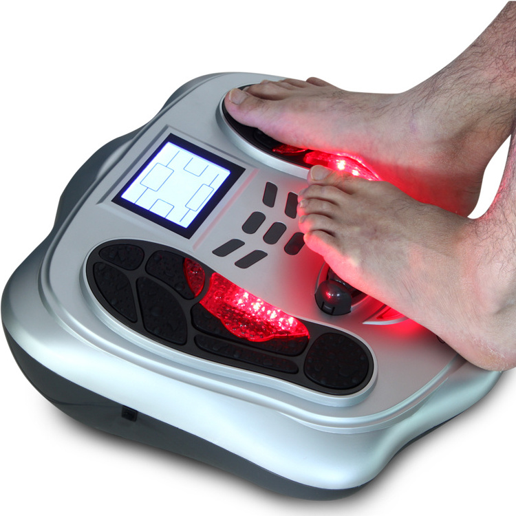 Electric Remote Control Japanese Foot Job Massager Muscle Stimulator Tens Leg Calf Machine Ems Foot Massager