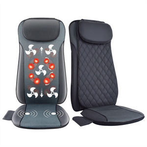 Portable Fan Car Seat Cooling Massage Cushion Vibrating Butt Massager For Car Seat