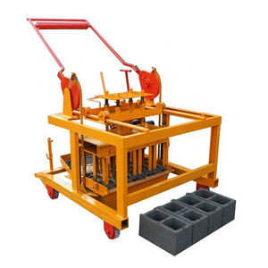 QMY4-45D diesel concrete block making machine in Ghana