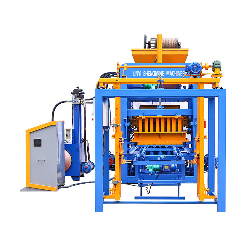 High Quality Qt4-15S Brick Making Machine Efficiently Produces Concrete Bricks