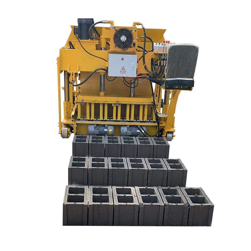 laying block paving machine