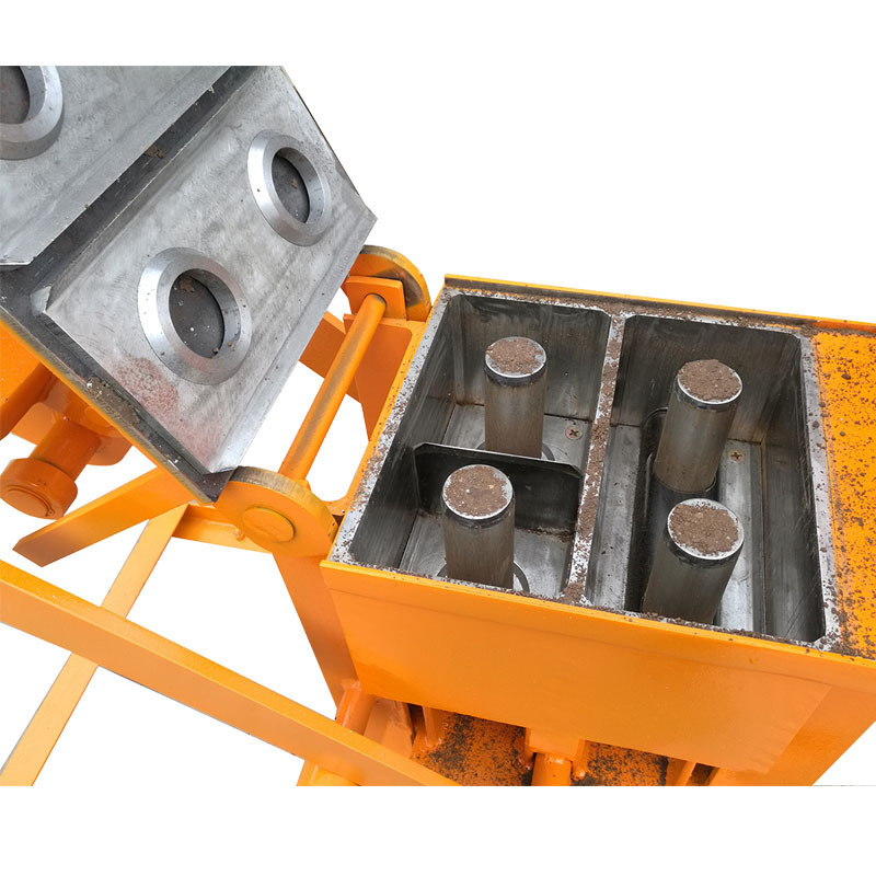 SHM2-40 manual hand press clay interlocking brick block making machine for sale