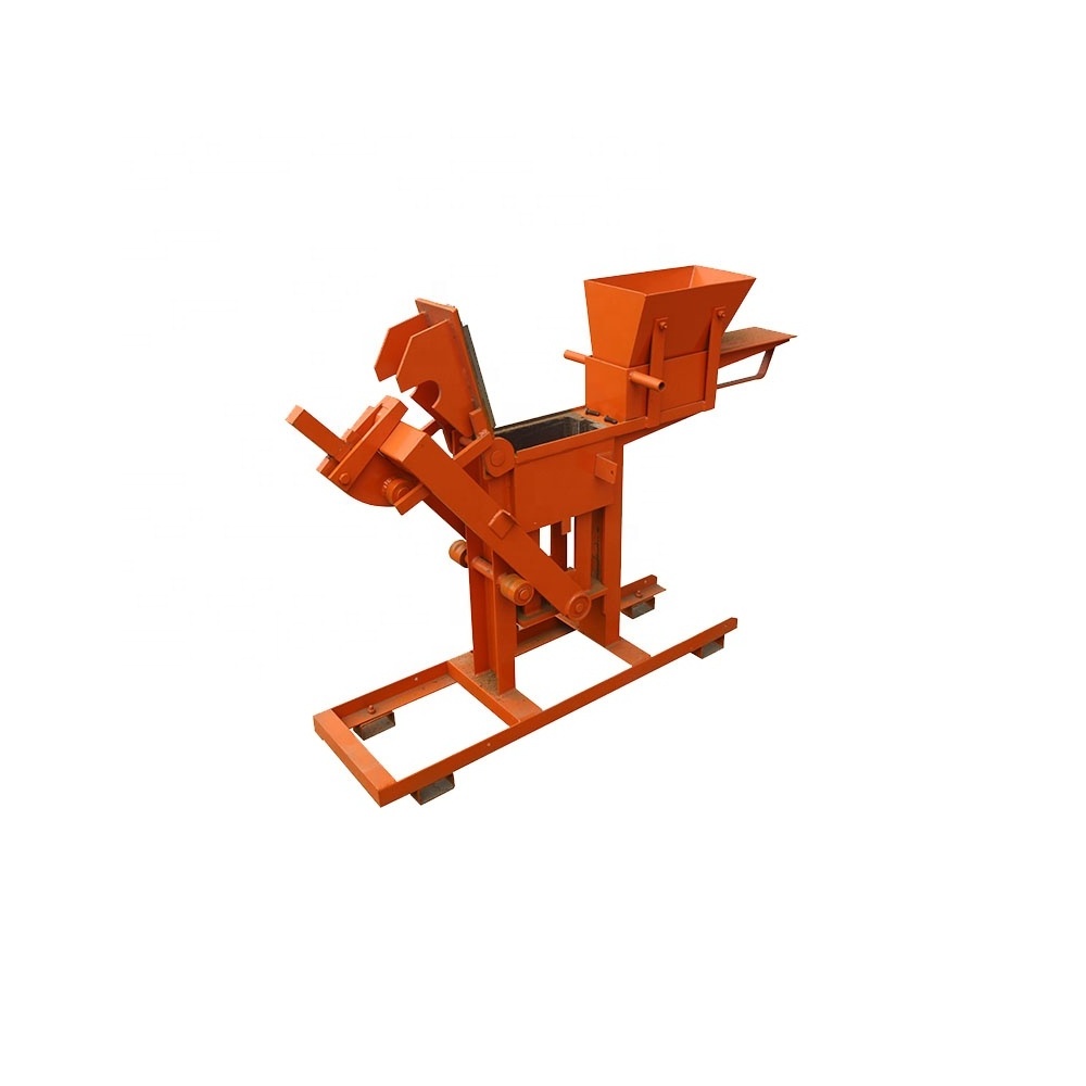 SHM1-40 hand press interlocking clay block brick making machine in Kenya