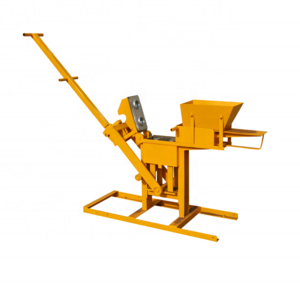 SHM1-40 hand press interlocking clay block brick making machine in Kenya