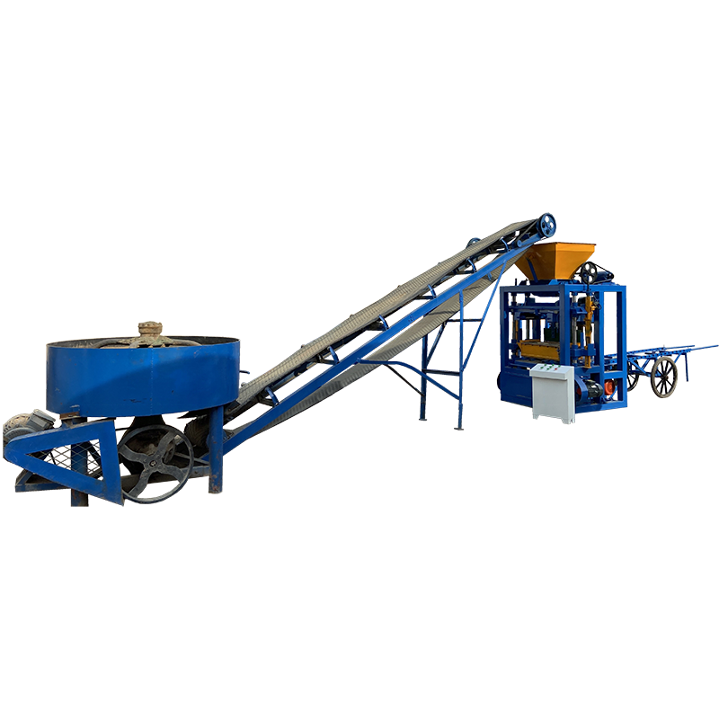 Small Block Machine QT4-24 CHB Manual Semi-automatic Hollow Cement Concrete Block Brick Making Machine Price In Philippines