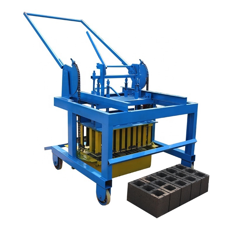 QMY4-45D diesel concrete block making machine in Ghana