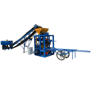 Small Block Machine QT4-24 CHB Manual Semi-automatic Hollow Cement Concrete Block Brick Making Machine Price In Philippines