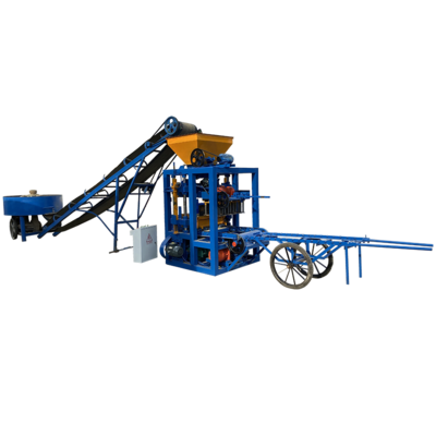 Small Block Machine QT4-24 CHB Manual Semi-automatic Hollow Cement Concrete Block Brick Making Machine Price In Philippines