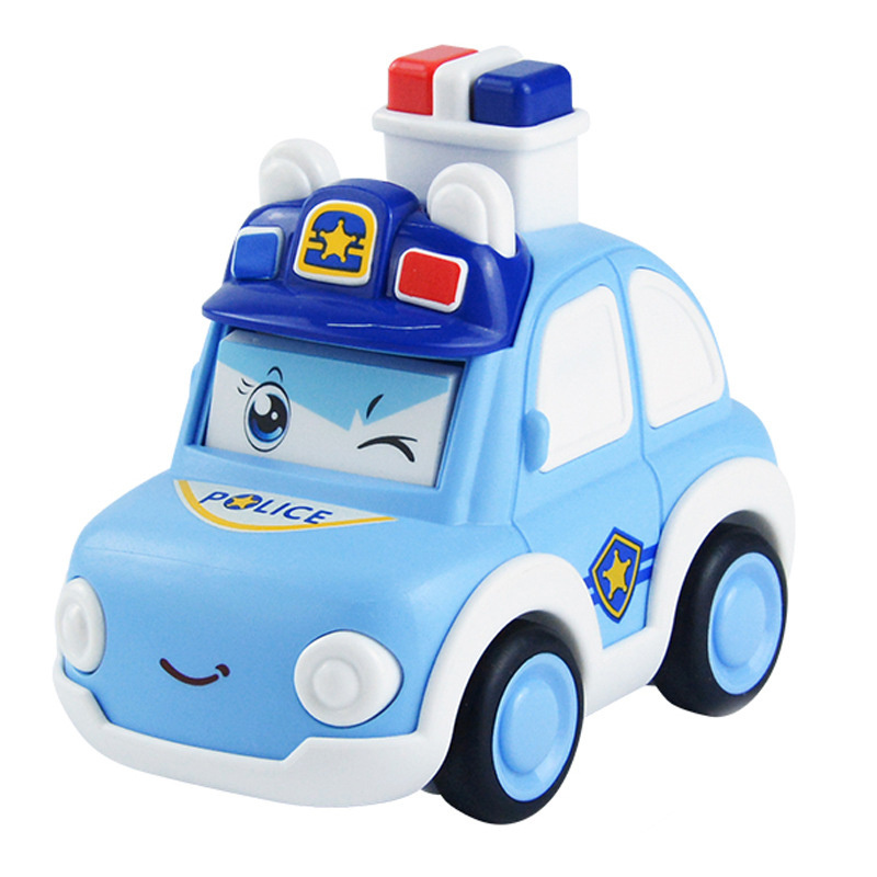 Wholesales baby toys car press inertia police car boy return force ambulance mini cars boy 2-3 year old 4