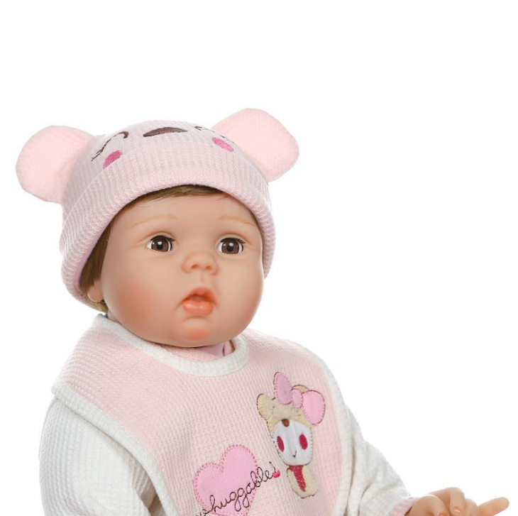 New Design Movable Eyes Blinking Baby Cute Simulation Reborn Baby Doll with Clothes